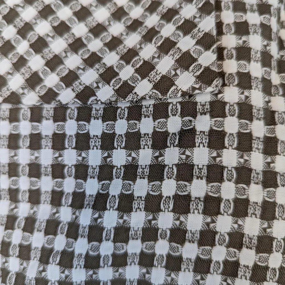 True Vintage 50's Jane Hunter Brown & White Gingham Short Sleeve Bolero - Picture 2 of 7